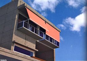 Persianas Arenas toldo de brazo para ventana